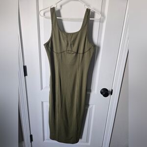 Grace Karin Olive Green Dress
